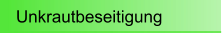 Unkrautbeseitigung